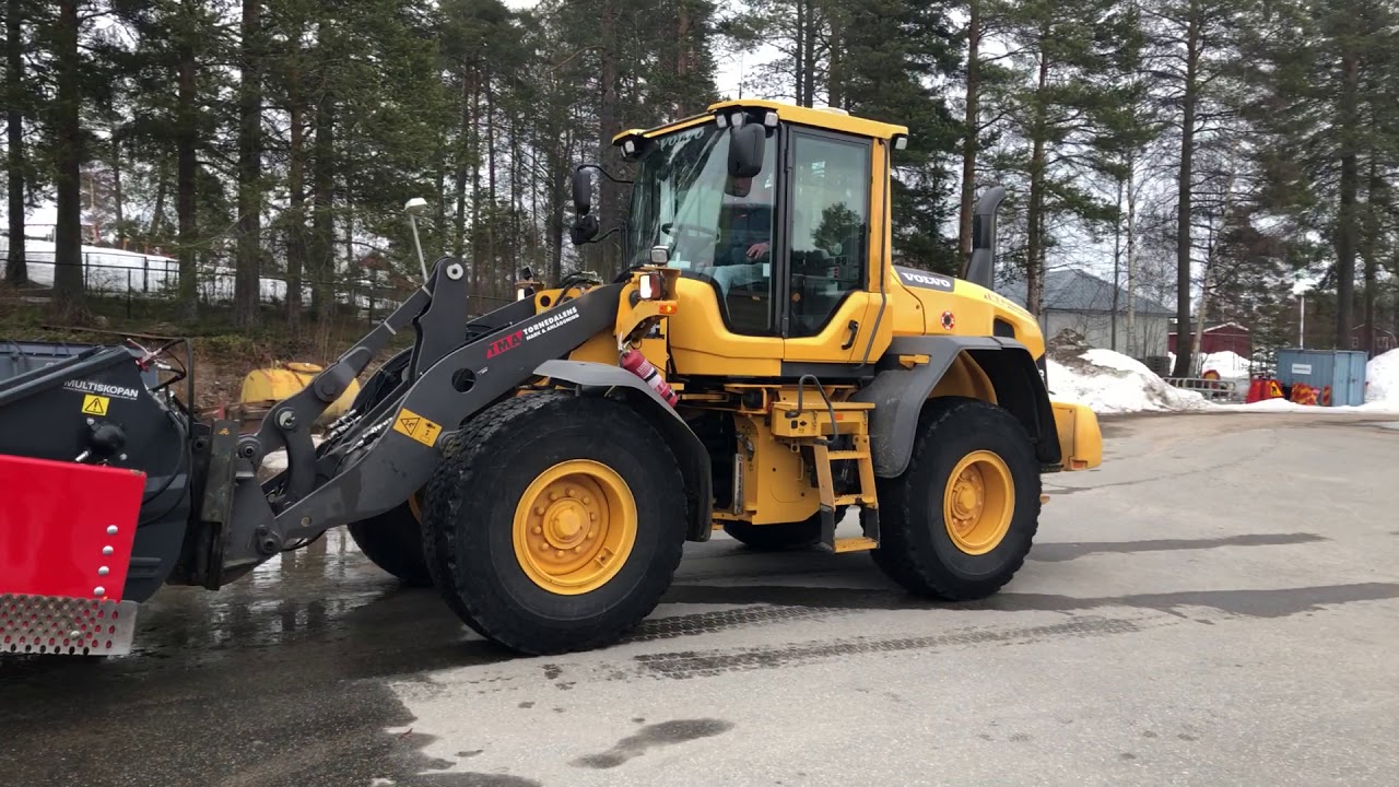 Lastmaskin Volvo L60G med spakstyrning  2014