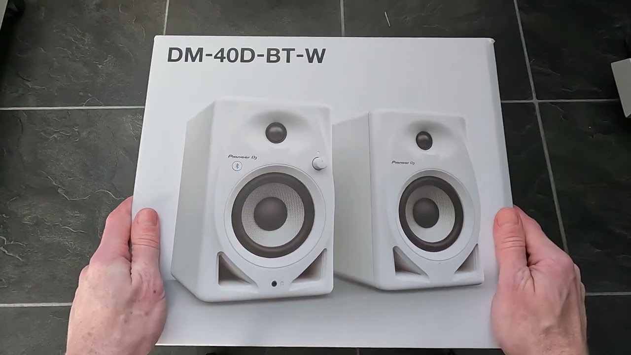 Unboxing Pioneer Dj DM-40D-BT-W Bluetooth White