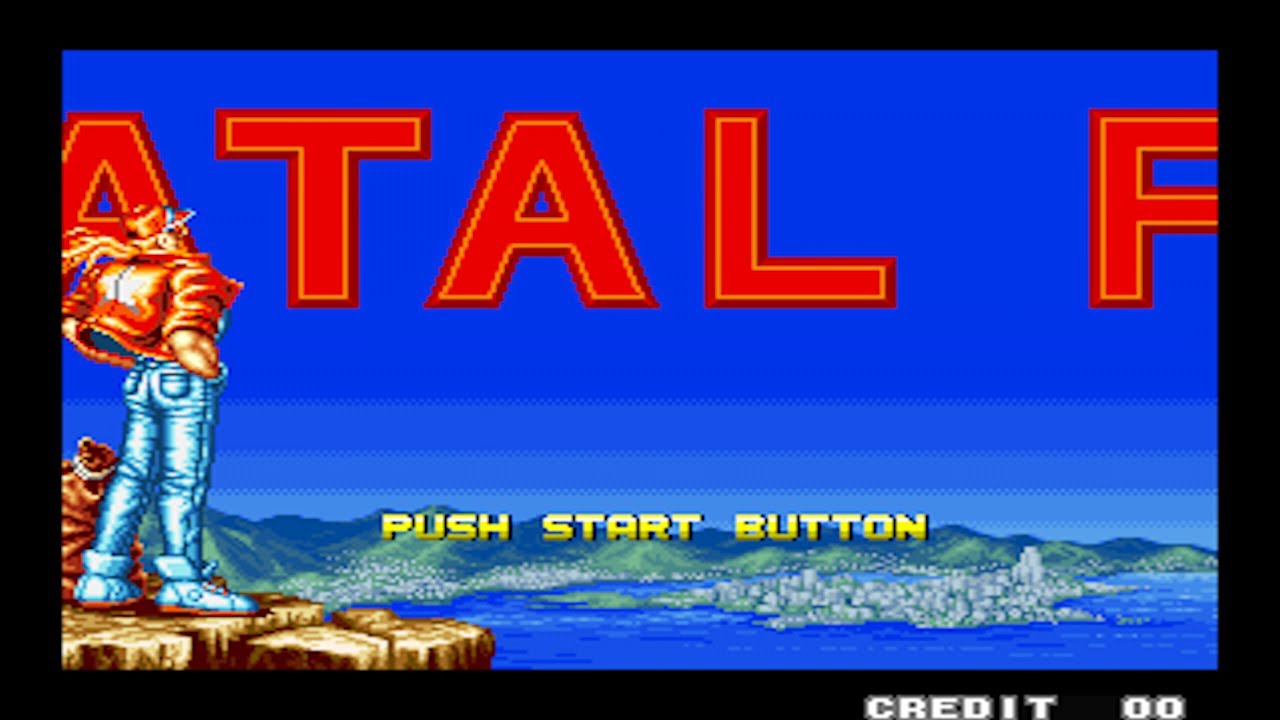 Fatal Fury 1 (Arcade): Stage 1: Pao Pao Cafe: Terry Vs. Richard