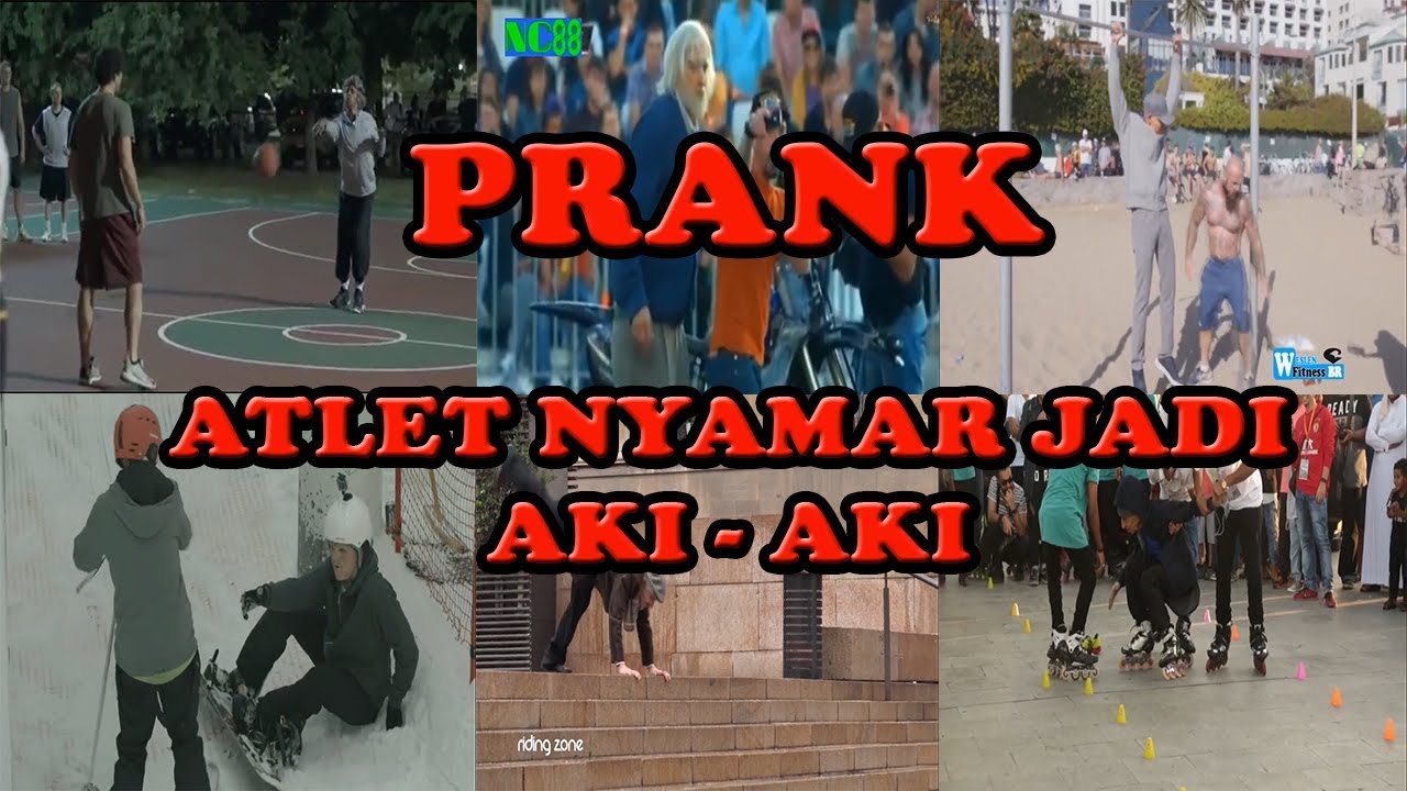 KUMPULAN PRANK ATLET NYAMAR JADI KAKEK KAKEK