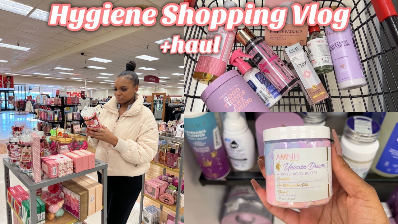 HYGIENE SHOPPING Vlog + Haul | come hygiene shopping with me @ Target, T.J. Maxx, Walmart, Ross