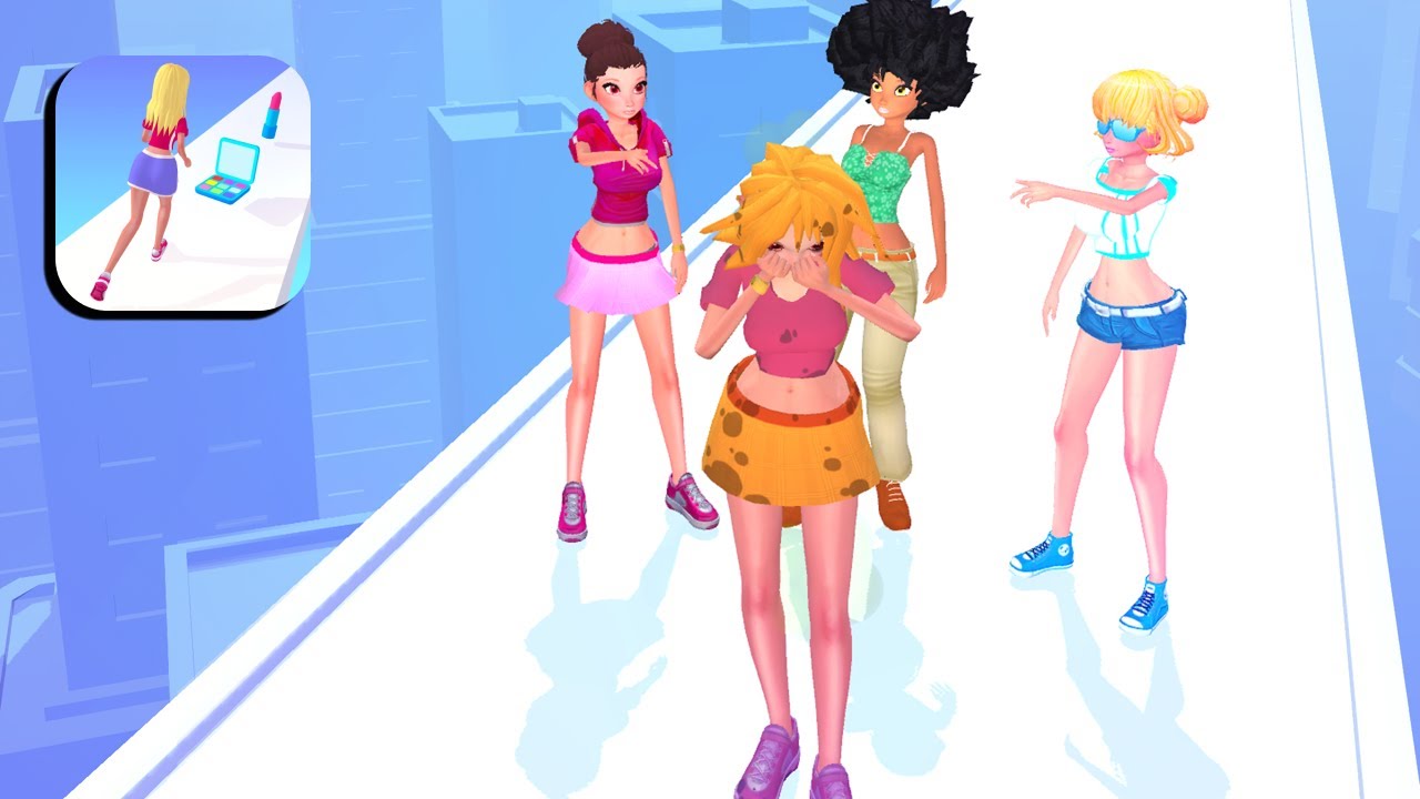 Makeover Run Game  - Android,ios Gameplay All Levels 150-157