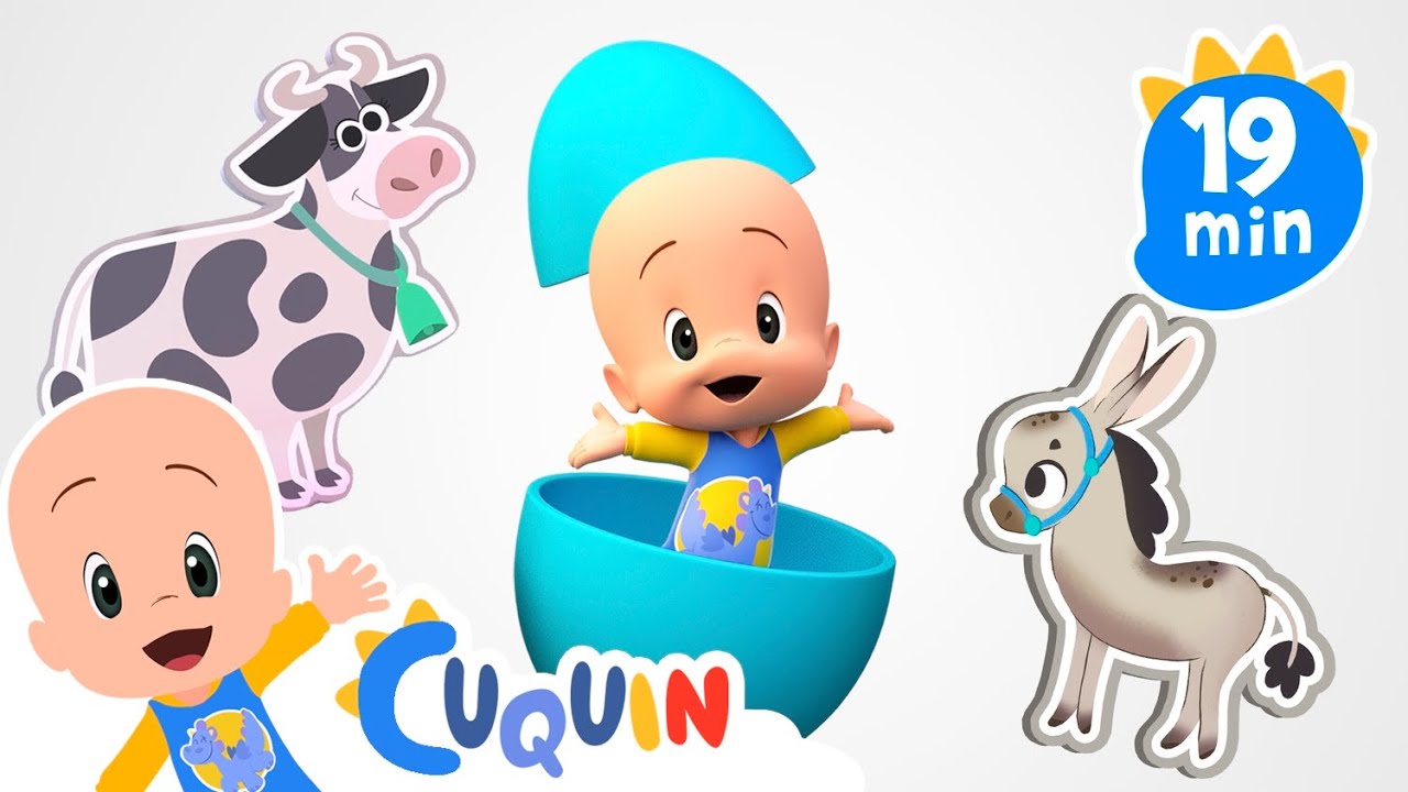 Huevos Sorpresa Animales | Aprende con Cuquín