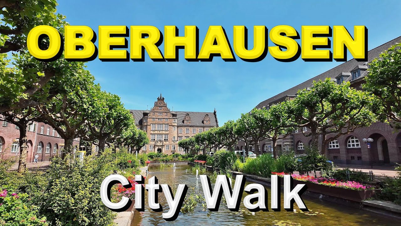 Oberhausen - City Walking Tour Germany 🇩🇪 Street Life🥰4K👍