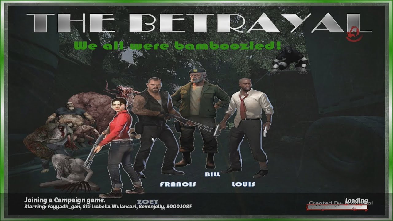 L4D2 Custom Campaign | The Betrayal (w/@nellysevenjelly @3000josf & @fayyadhgan)