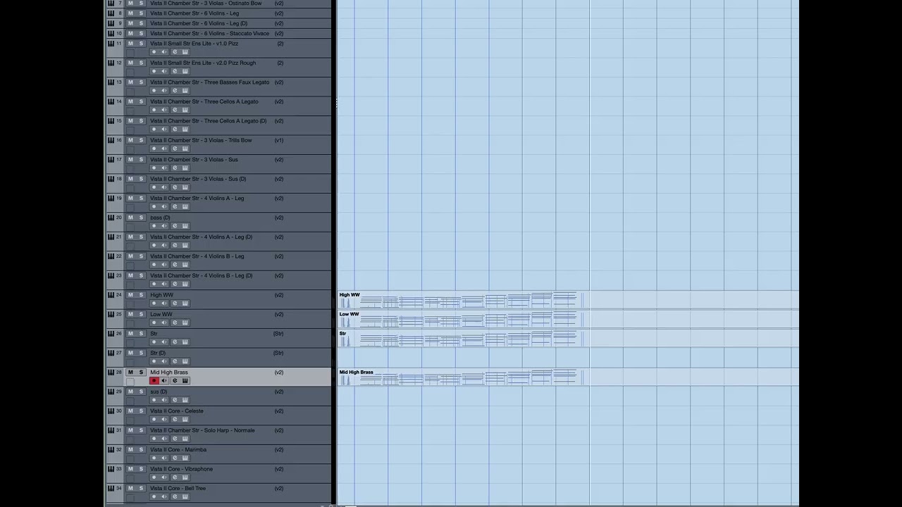 Vista II: Brass Small Ens. First Listen + Phrased Sus - Demo & Info - timestamps to skip talking