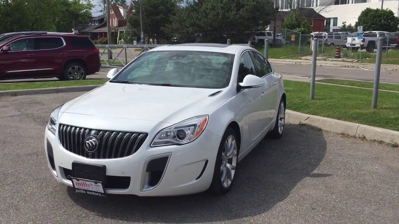 2017 Buick Regal GS AWD Sunroof Heated Front Seats White Oshawa ON Stock #171461