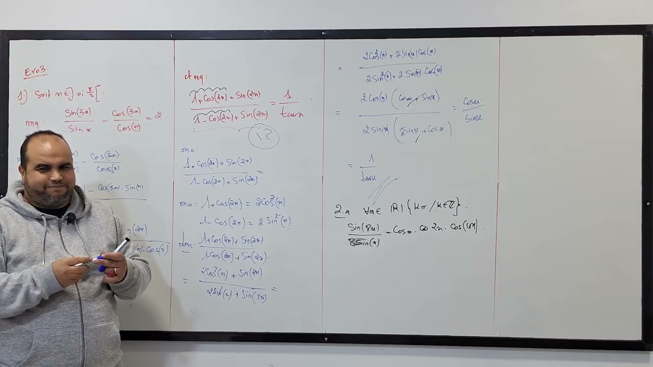 02 . Calcul trigonométriques 1bac sm et exp - cours et execices - partie 02 