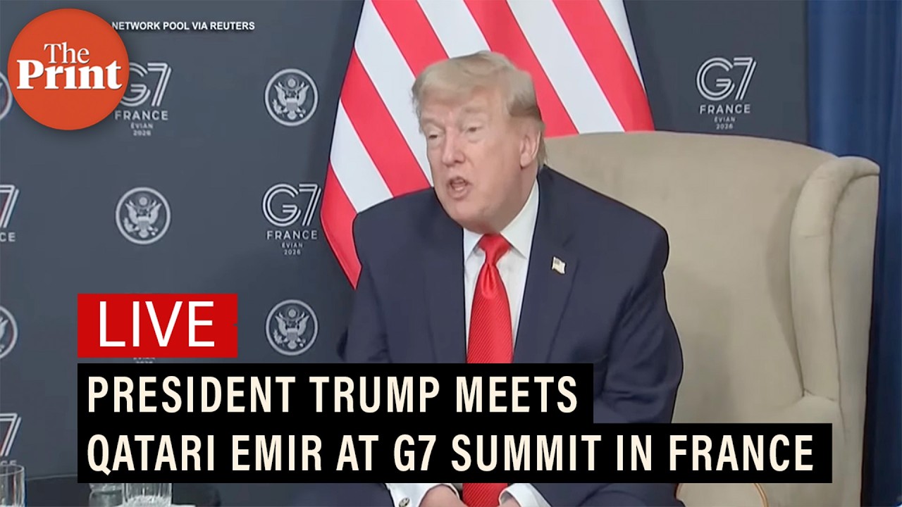 LIVE: Trump, Qatari Emir hold bilateral meeting at G7 summit in France days after US-Iran Peace deal