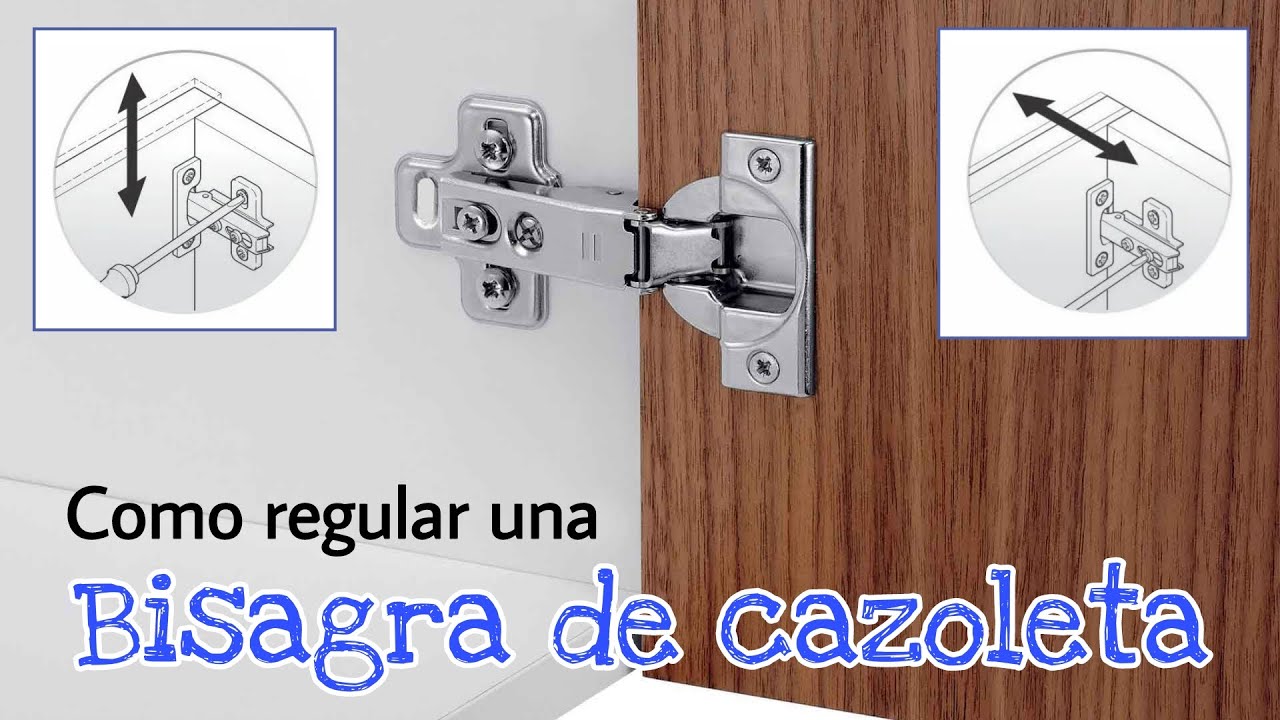 CÓMO REGULAR UNA BISAGRA DE CAZOLETA || PUERTAS DE ARMARIO PERFECTAS