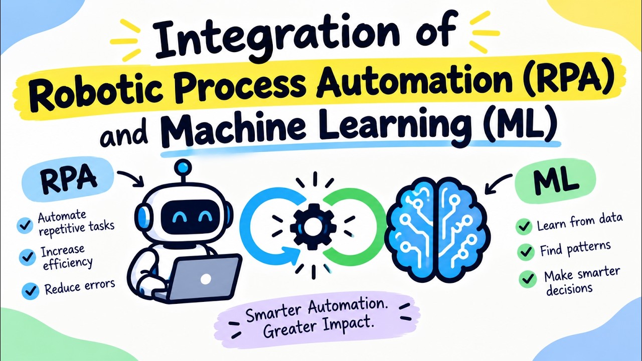Integration of Robotic Process Automation (RPA) and Machine Learning (ML)