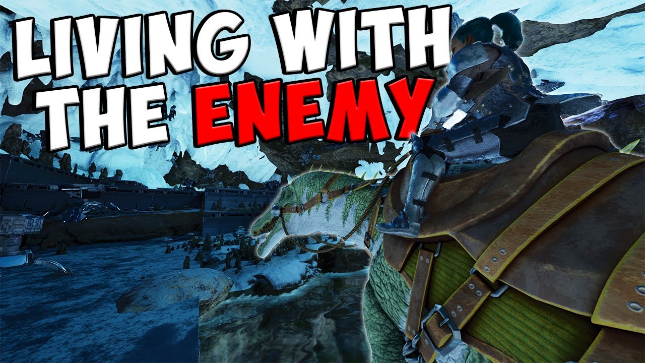 How We CLAIMED A Cave On A Full Pop ENEMY SERVER - Ark: Survival Ascended