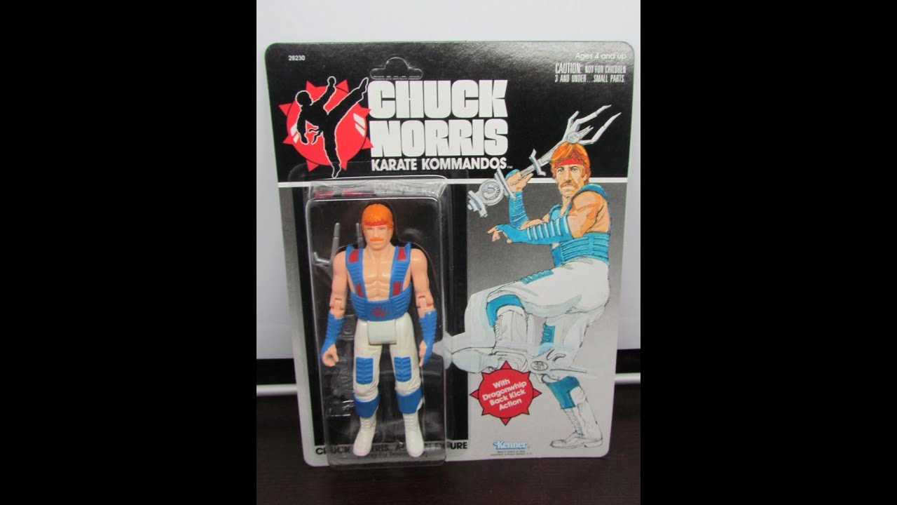 Vintage 1980's Chuck Norris KARATE KOMMANDOS Action Figures by Kenner