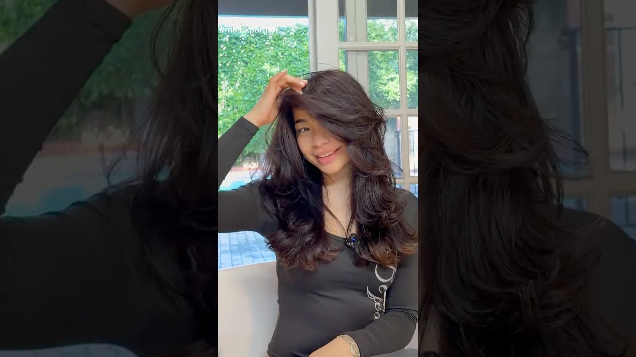 Full coverage #haircolor on #brownhair with soft ends using #socolor by @matrix ✨ #matrixpartner