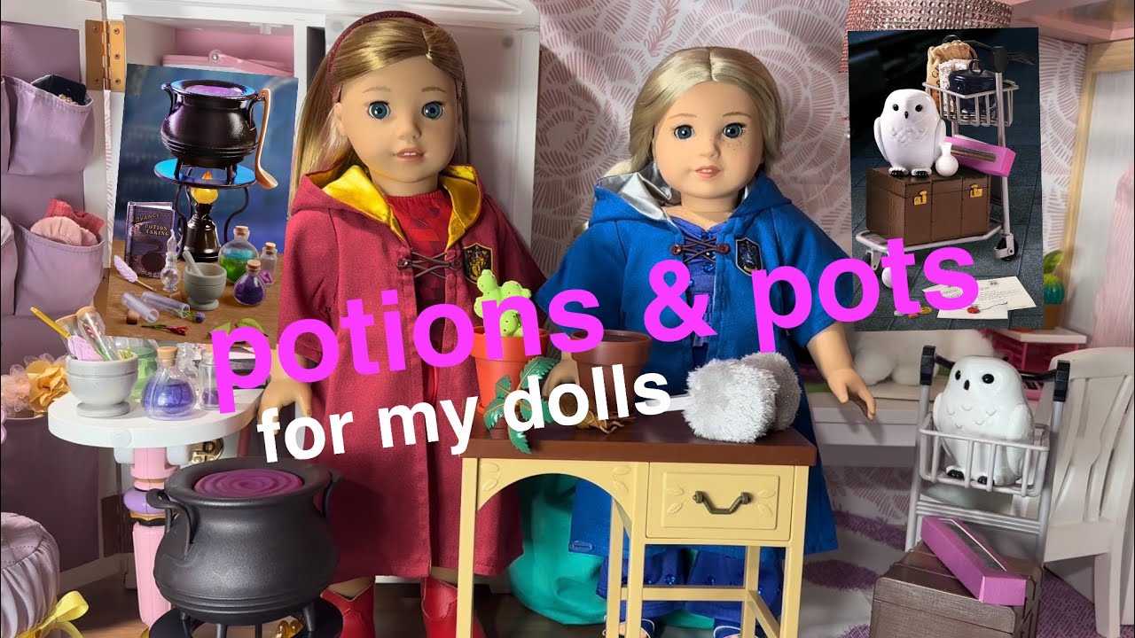 Harry Potter 18” doll sets at Walmart for my American Girl dolls