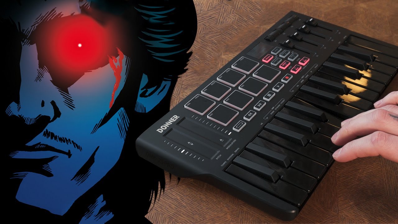 Kavinsky - Nightcall (Synth Cover Donner DMK25 Pro)