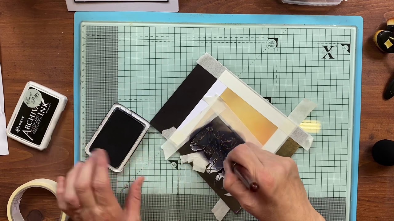 Using the Poppy stencil and Square Aperture stencil