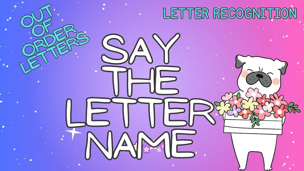 Out of Order Alphabet - Letter Recognition