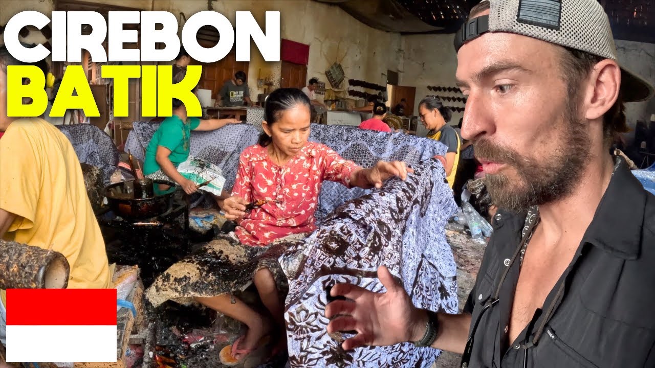 Exclusive Tour Inside Batik Workshop in CIREBON 🇮🇩