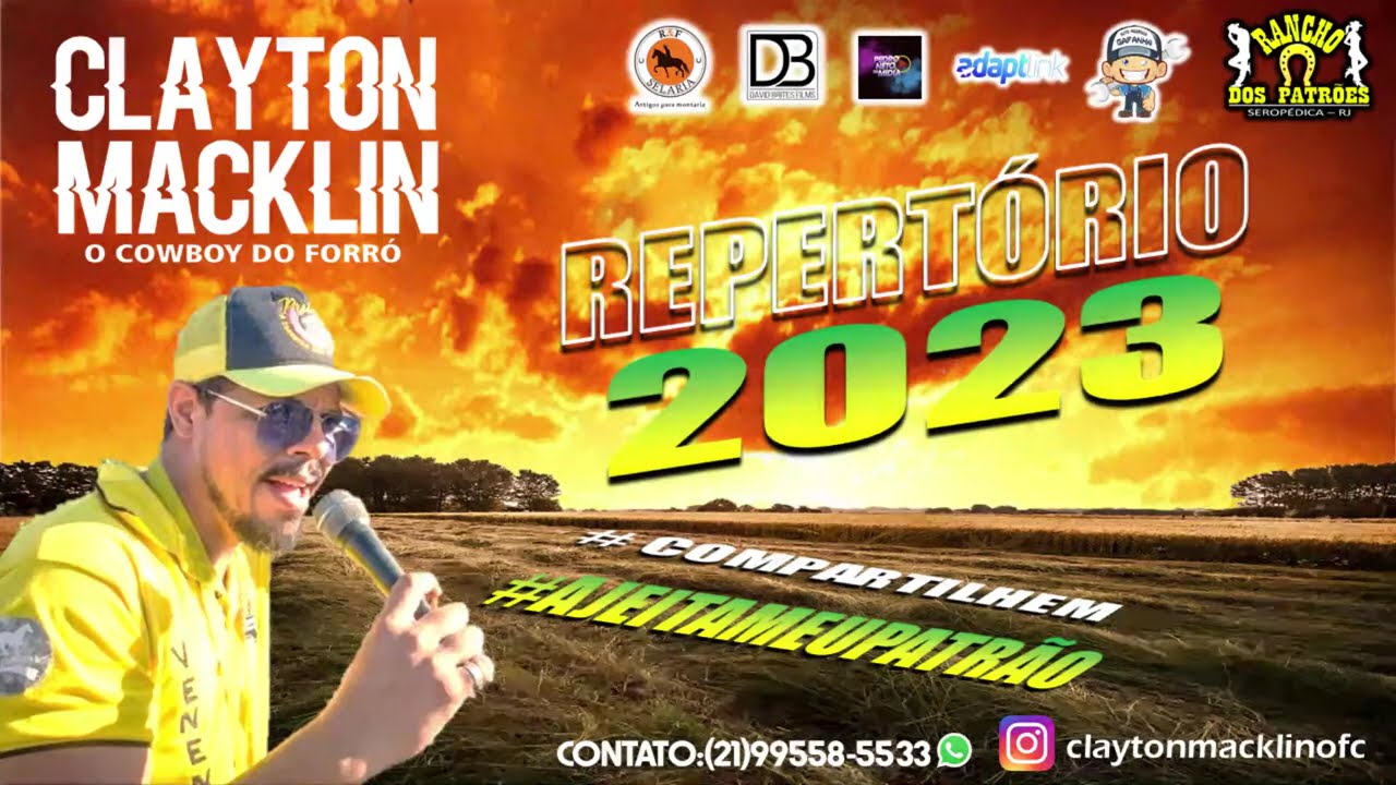 REPERTÓRIO VERÃO 2023 - Clayton Macklin - O COWBOY DO FORRÓ #piseiro #verão #repertórionovo #2023