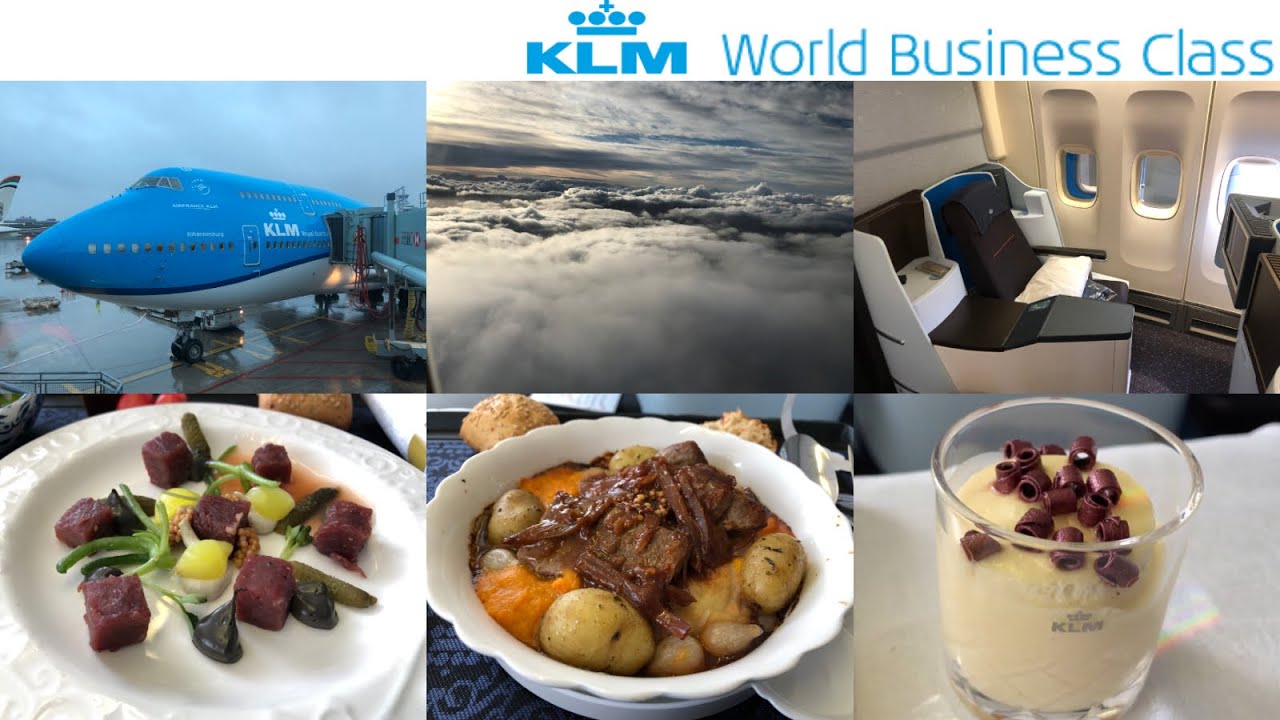 KLM WORLD BUSINESS Class: Amsterdam to Toronto