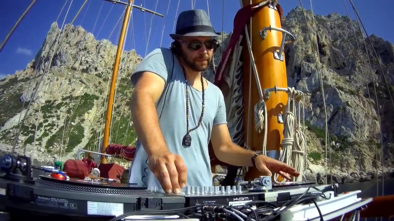 Tomas Bollo at Es Vedra - Ibiza - private boat party
