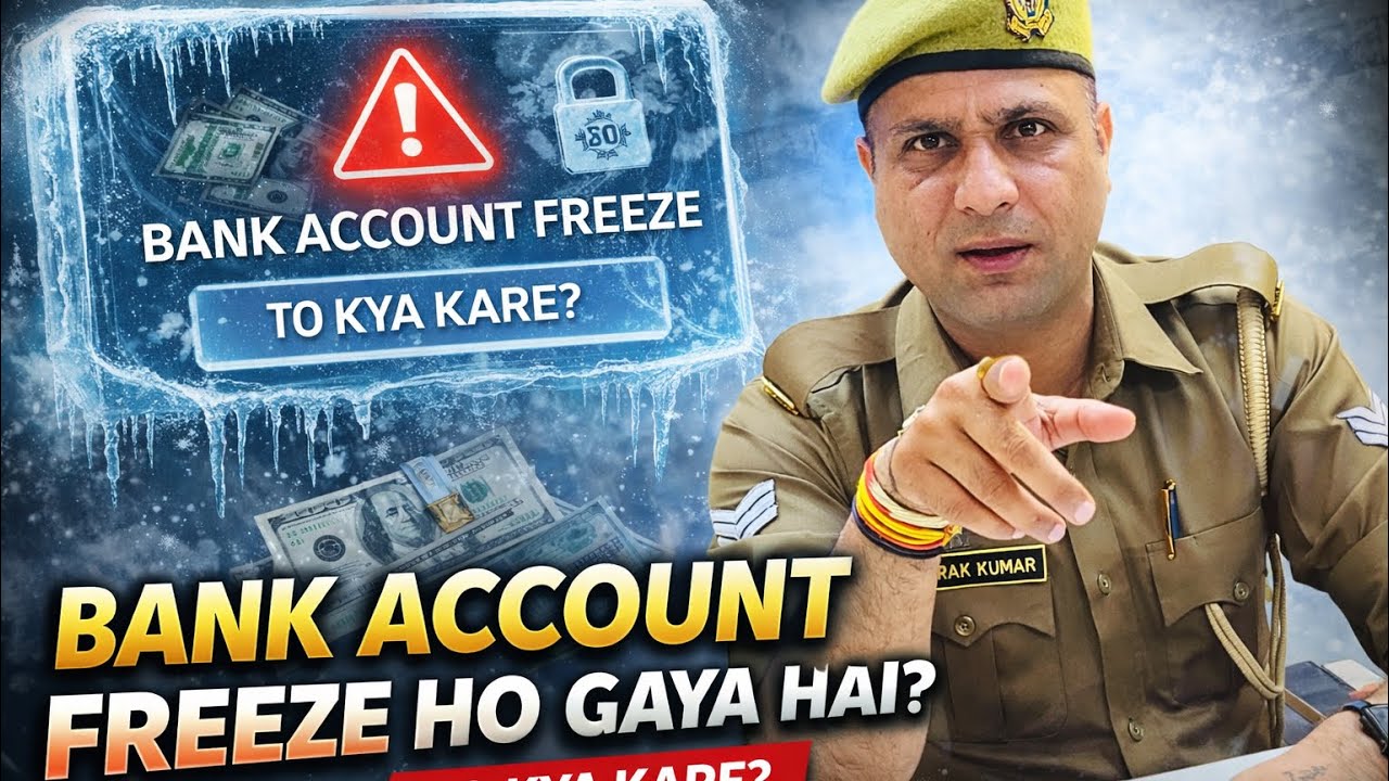 Cyber Scam ke baad Bank Account Freeze ho gaya? 😱 Sach aur Solution | Cyber Crime fraud |#cybercrime