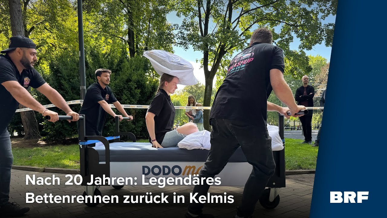 Nach 20 Jahren: Legend&auml;res Bettenrennen feiert R&uuml;ckkehr in Kelmis
