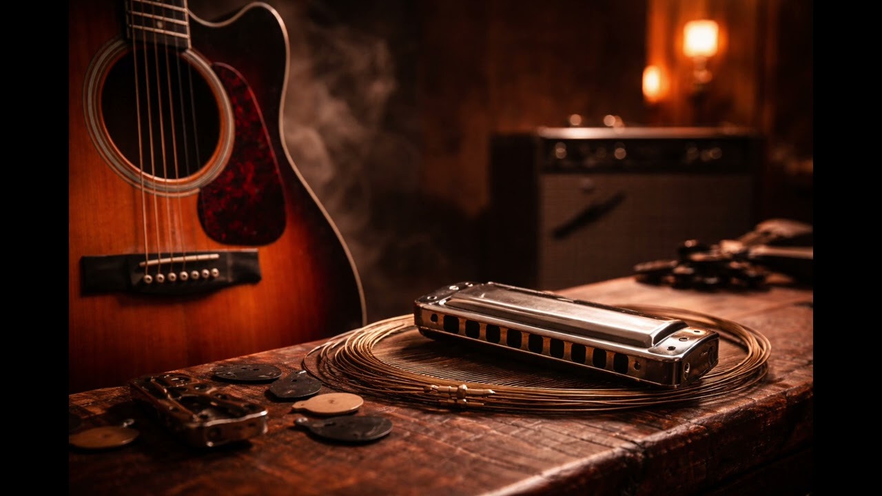 🎧Midnight Harmonica Jazz – Smooth & Relaxing Blues 🌙