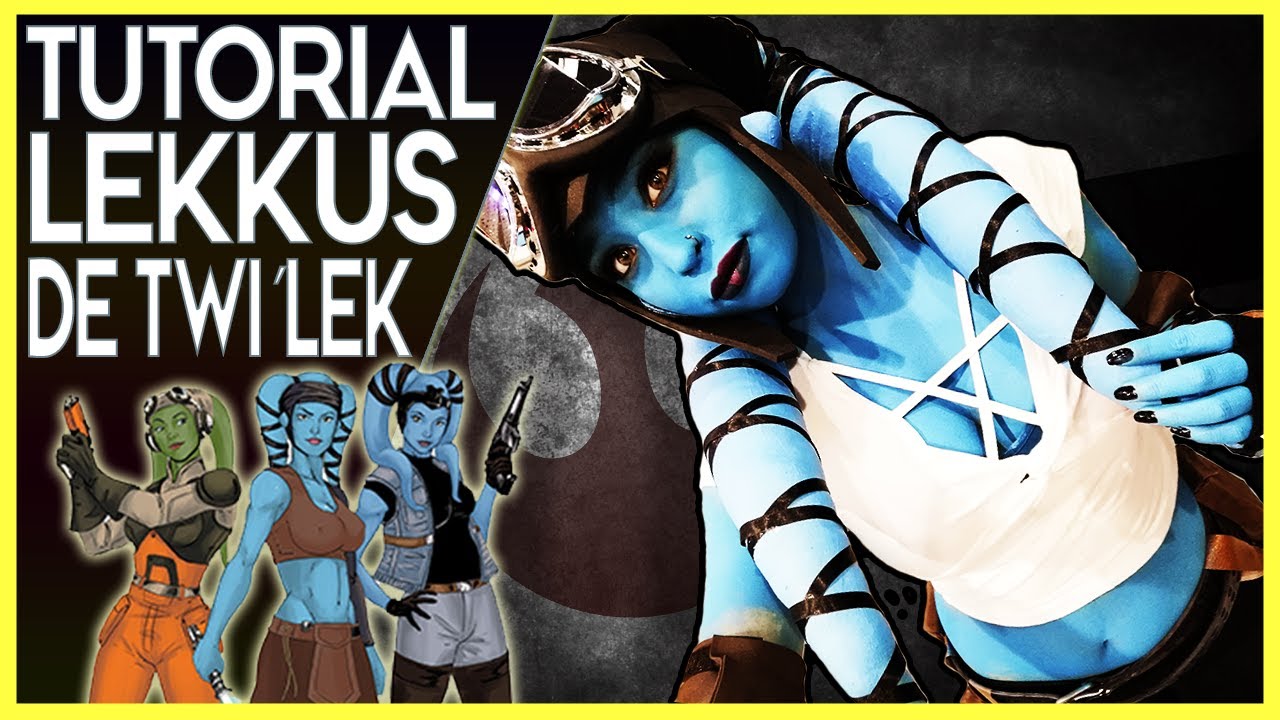 Como Hacer Lekkus de Twi´lek - Lekkus de Aayla Secura - Star Wars Cosplay