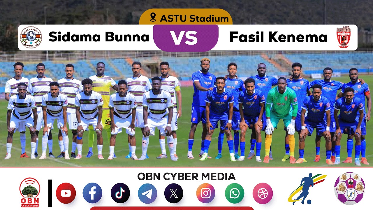 #CBE_Piriimiyeer Liigii Itiyoophiyaa #ሲቢኢ_ኢትዮጵያ ፕሪሚዬር ሊግ  || Sidama Coffee Vs Fasil Kenema