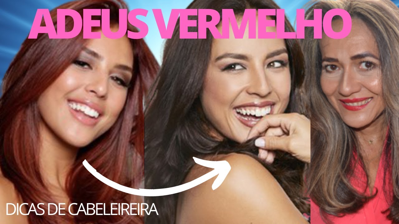 COMO TIRAR O AVERMELHADO DO CABELO ESCURO: COMO EVITAR O VERMELHO