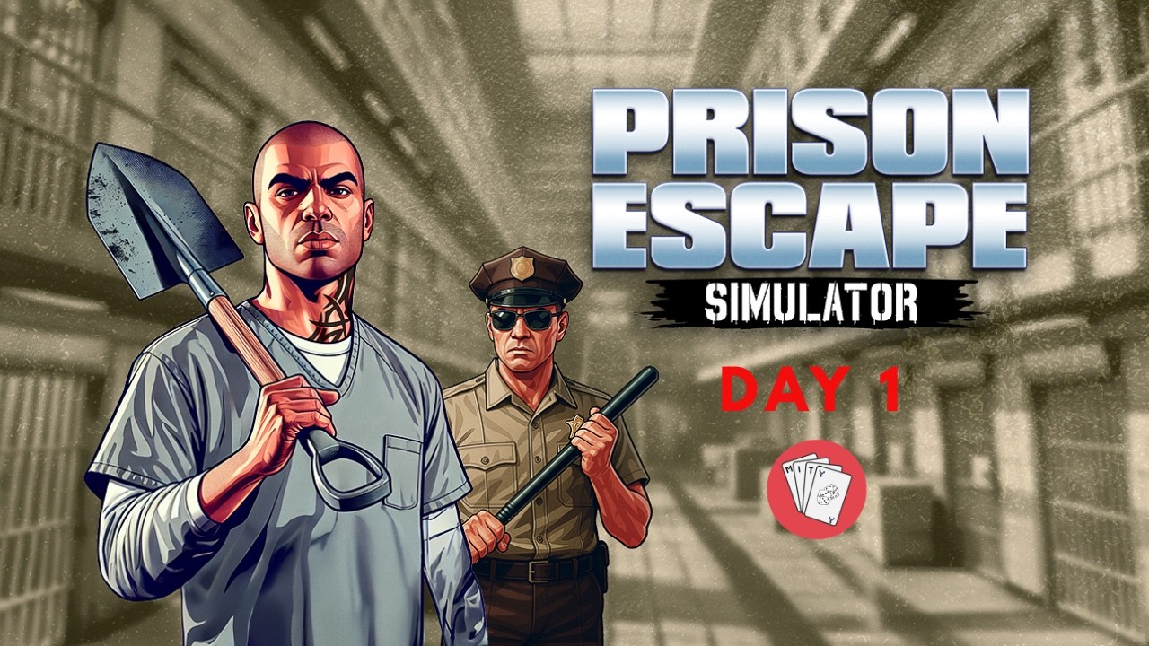 Prison Escape Simulator🔨 Dig Out | Day 1 | Can We Break Out Tonight? | Live Gameplay