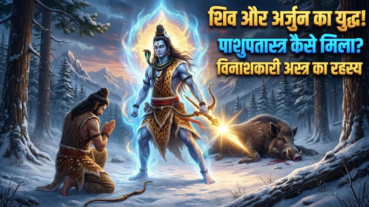 शिव और अर्जुन का भयंकर युद्ध: पाशुपतास्त्र का रहस्य! @GauriRelatoLab 