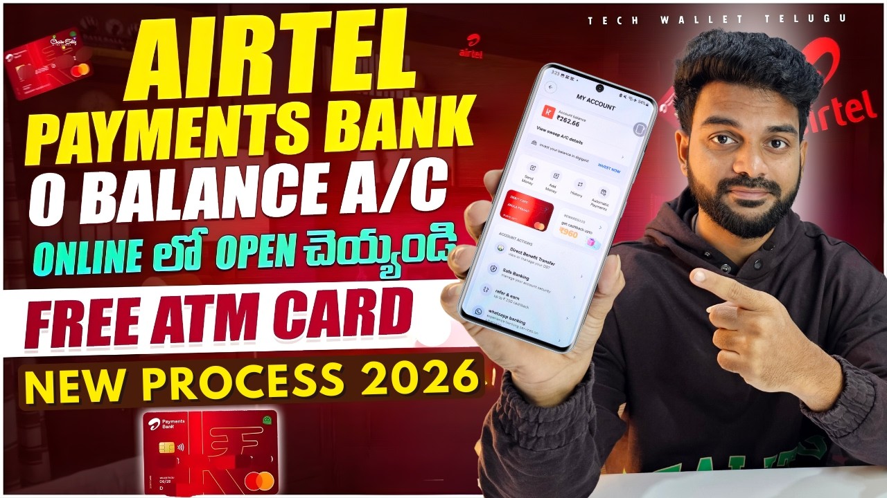 Airtel Payment Bank Account Open 2026 | Open Airtel Payment Bank Account online |airtel payment bank