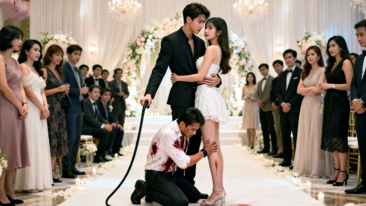 Married friend's uncle, doting husband, whipped brother for revenge! #ceo #drama #cdrama