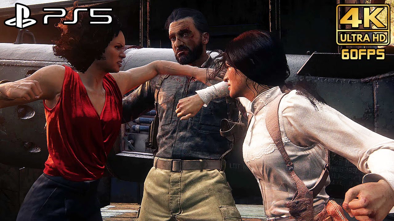 Uncharted: The Lost Legacy Remastered (PS5) Chloe & Nadine vs Asav Final Boss Fight @ 4K 60ᶠᵖˢ ✔