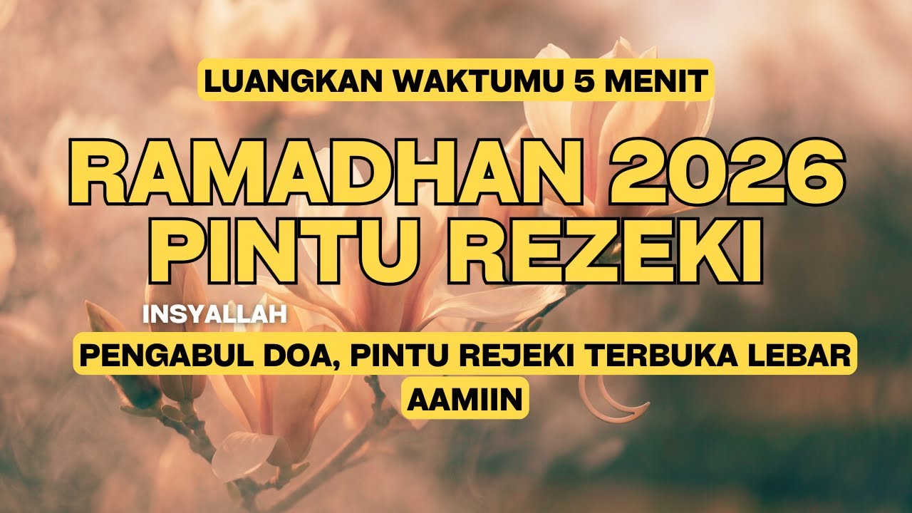 Sholawat Nabi Khusus Ramadhan 2026 | Pintu Rezeki Terbuka Lebar