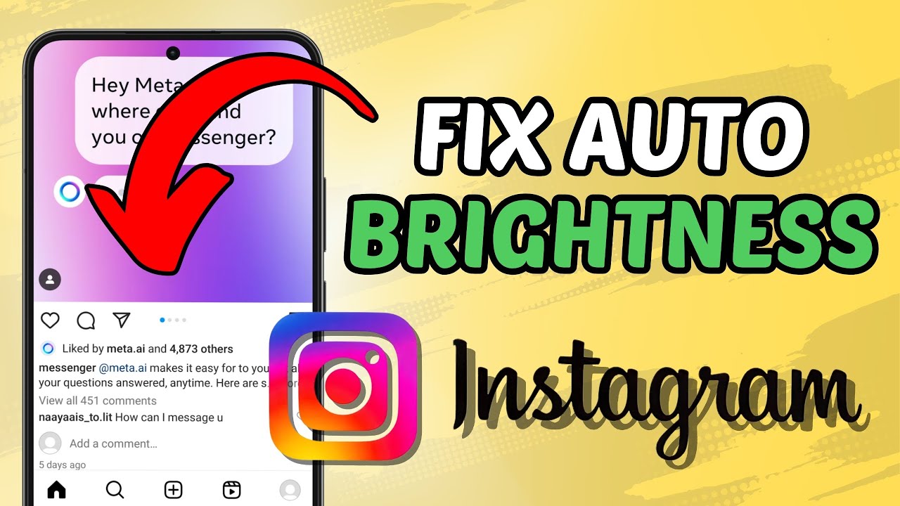 How To Fix Instagram Auto Brightness (Quick Guide)