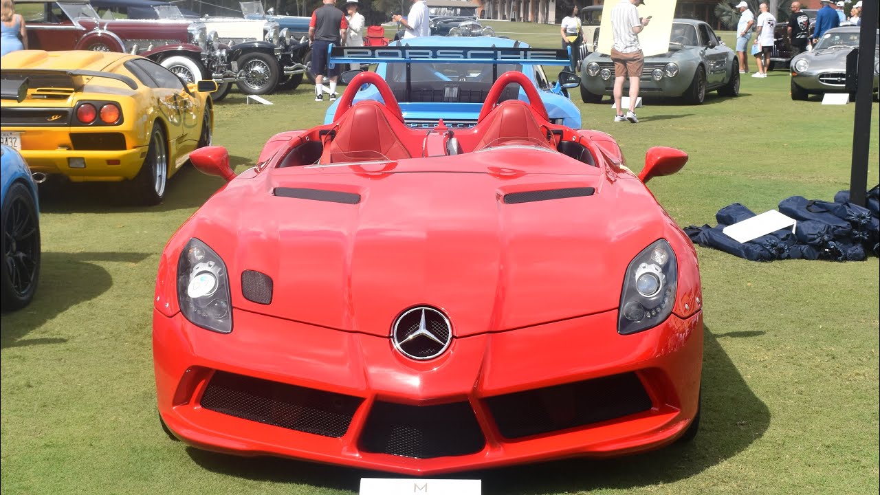 Checking Out My First SLR Stirling Moss+INSANE Supercars And Hypercars-MODA MIAMI Is Insane!