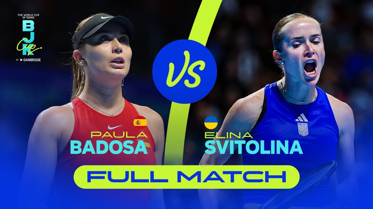 Paula Badosa (ESP) v Elina Svitolina (UKR) | 2025 Billie Jean King Cup Finals | FULL MATCH