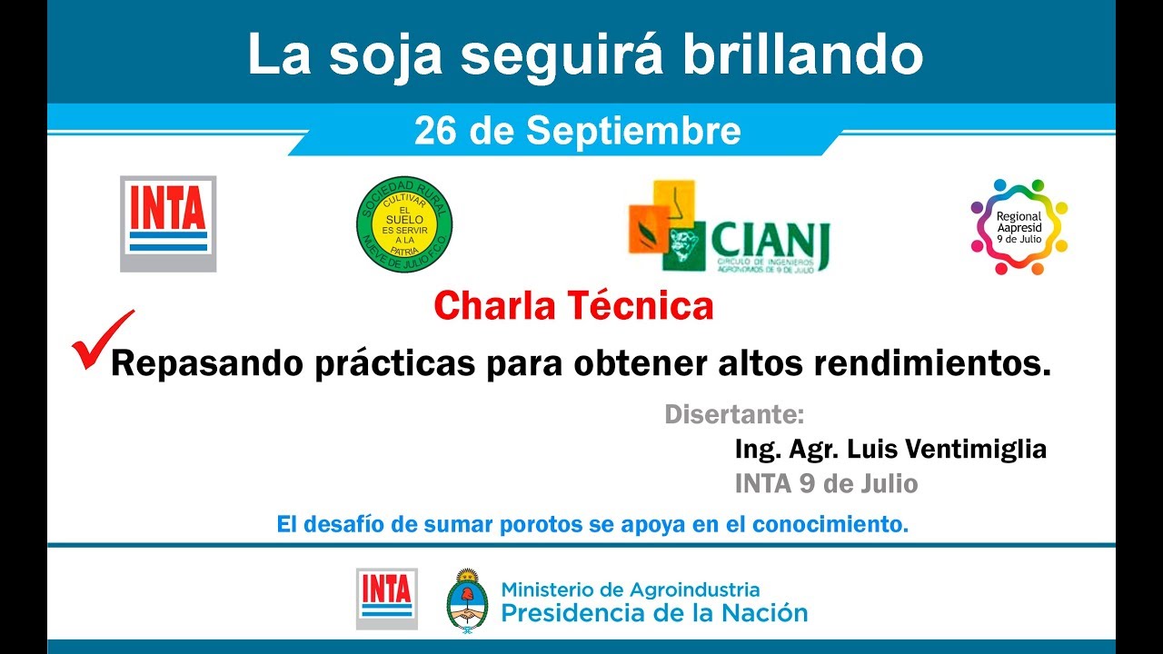 Soja: Repasando prácticas para obtener altos rendimientos