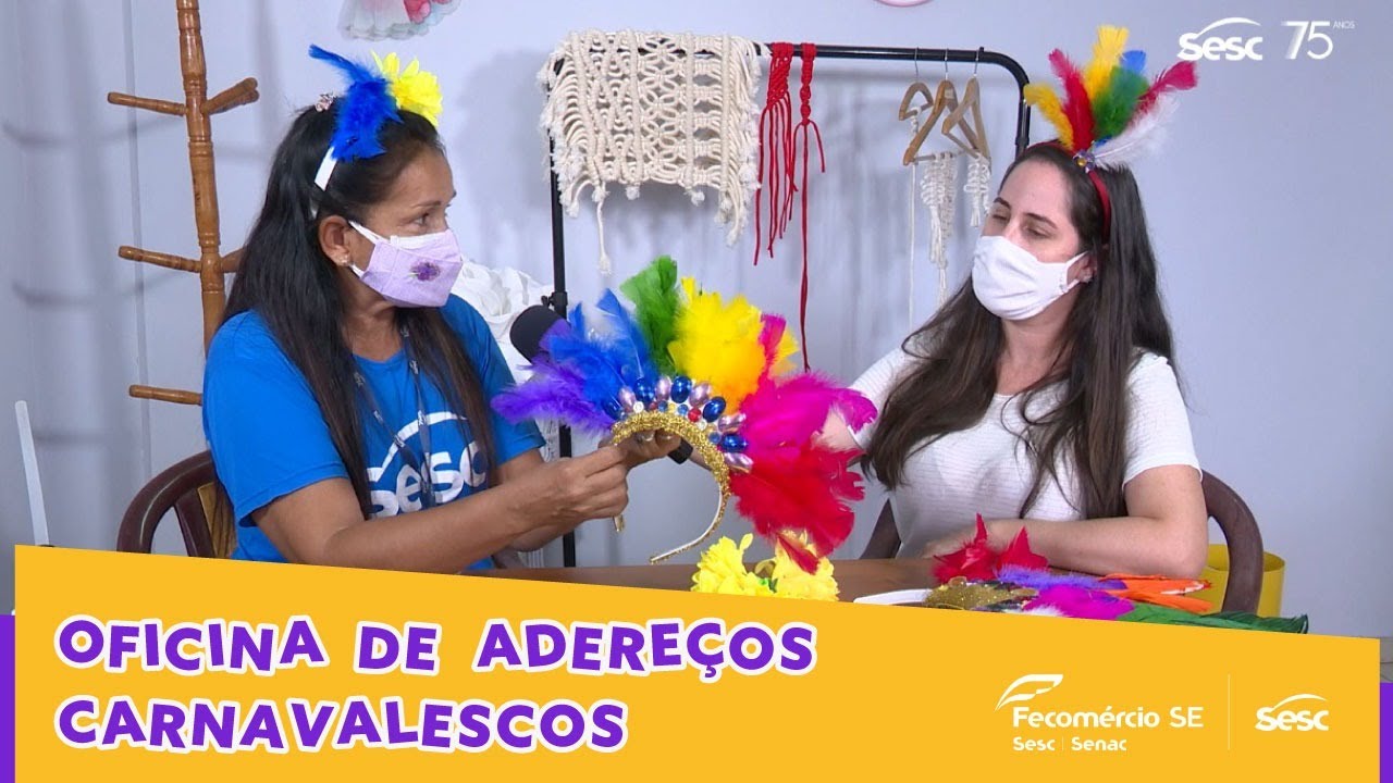 APRENDA A FAZER ADEREÇOS CARNAVALESCOS