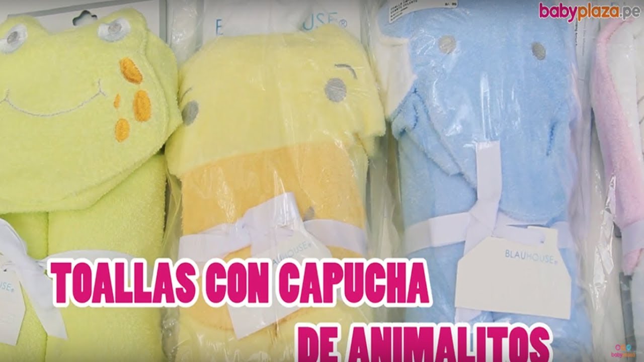 Toalla para Beb&eacute; con Capucha de Animalitos- BlauHouse | MegaBaby