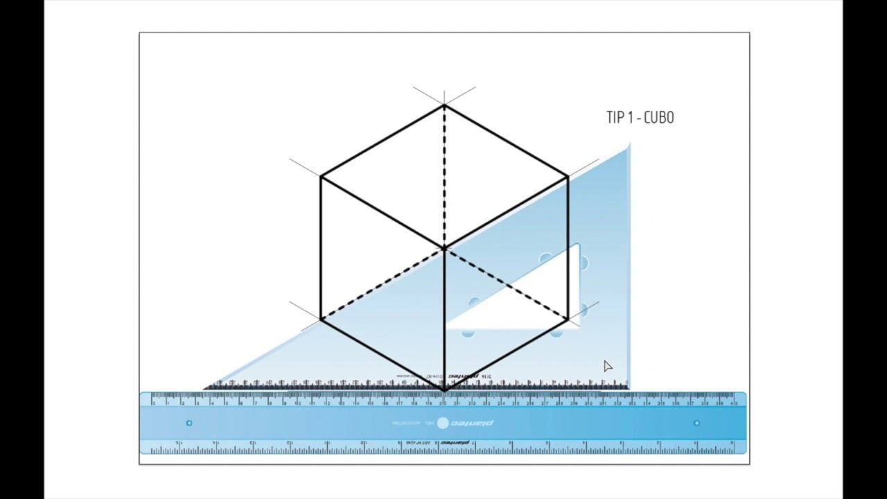 TIPS para construir cubo en ISOMÉTRICA (TRUCOS)