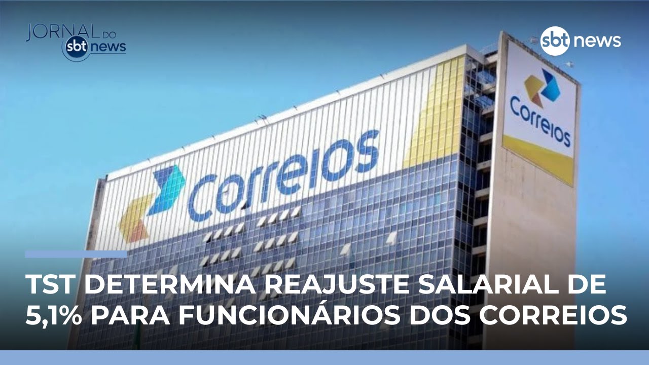 TST concede reajuste salarial de 5,1% e determina fim da greve dos Correios | #JornaldoSBTNews