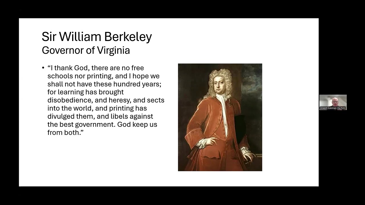Lifelong Learning Lecture: The Revolutionary Legacy of the Free Press