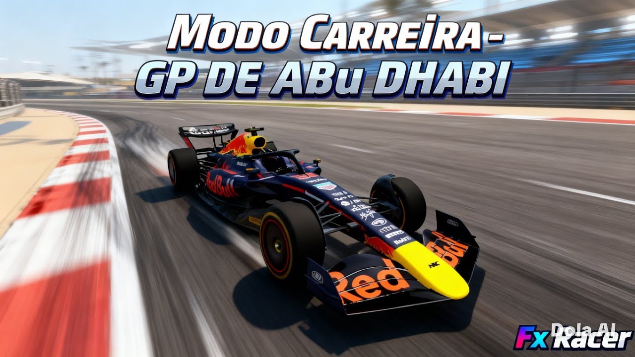 DISPUTA CASEIRA NA RED BULL! 🇦🇪 GP DE ABU DHABI - QUEM LEVA A VITÓRIA? | MODO CARREIRA FX RACER