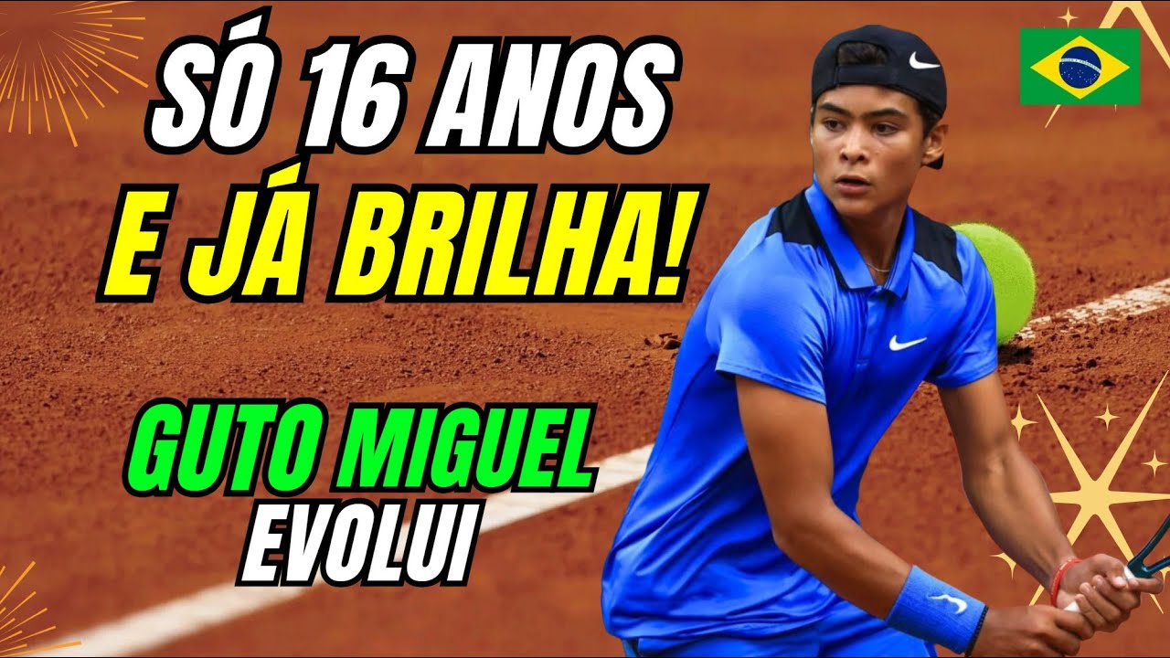 Luiz Guto Miguel: A Evolução da Nova Joia do Tênis Brasileiro!