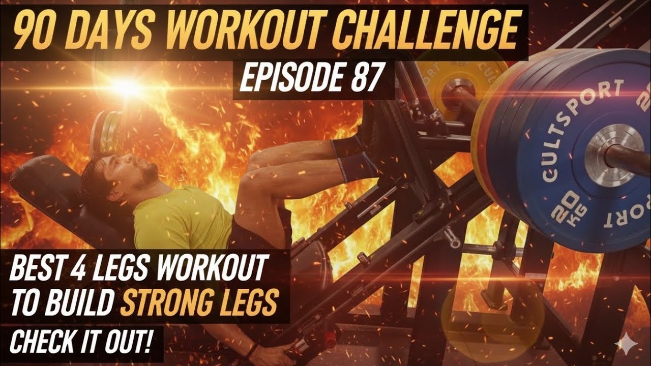Best 4 exercise to build strong Legs|| you have to do these 4 variants workout ||